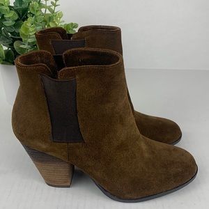 Vince Camuto brown ankle boots